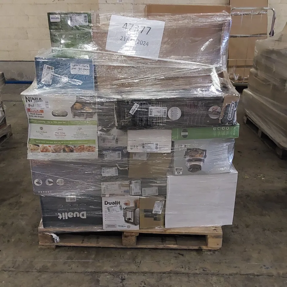 PALLET OF APPROXIMATELY 51 UNPROCESSED RAW RETURN HOUSEHOLD AND ELECTRICAL GOODS TO INCLUDE;