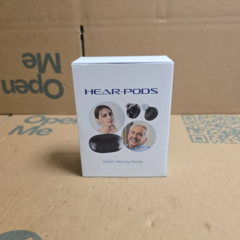 HEAR-PODS WIRELESS EARBUDS WITH CHARGING CASE – BOXED