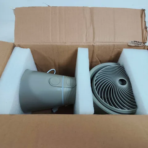 BELL & HOWELL RECHARGEABLE TURBO MISTING DESK FAN GREEN BOXED