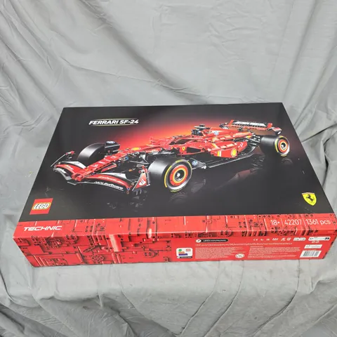 BOXED LEGO TECHNIC FERRARI SF-24 F1 CAR MODEL KIT 42207