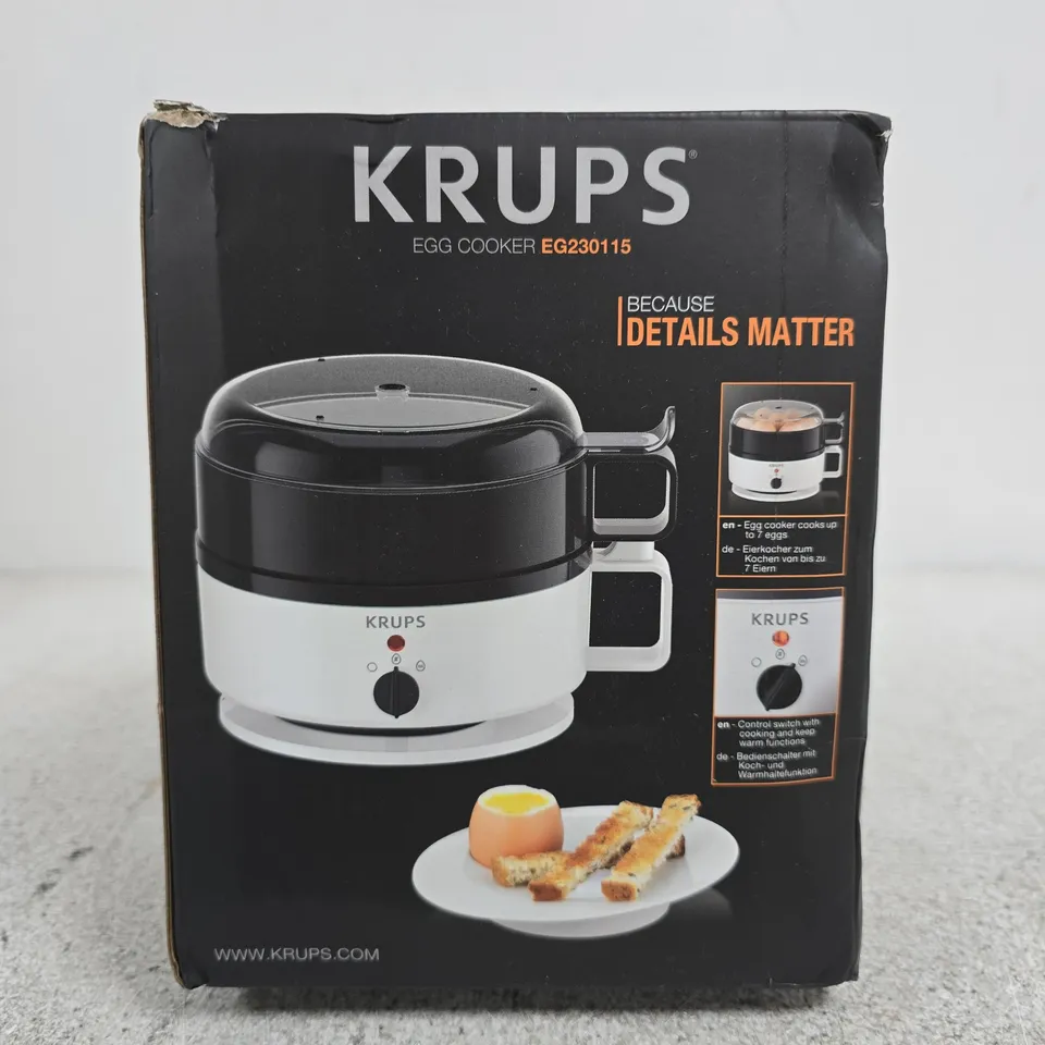 KRUPS EGG COOKER EG230115