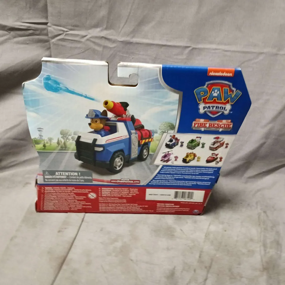PAW PATROL FIRE RESCUE VEHICLE PLAYSET – BOXED (CHASE)