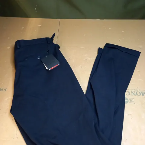 MASSIMO DUTTI NAVY BLUE CASUAL TROUSERS SIZE 40