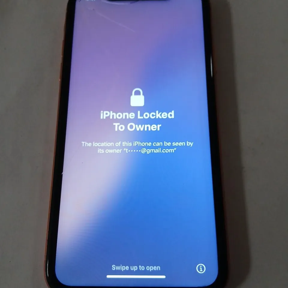 IPHONE - ORANGE (LOCKED TO OWNER) 