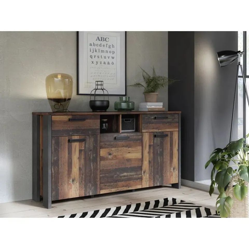 BOXED LANHAM SIDEBOARD (3 BOXES)