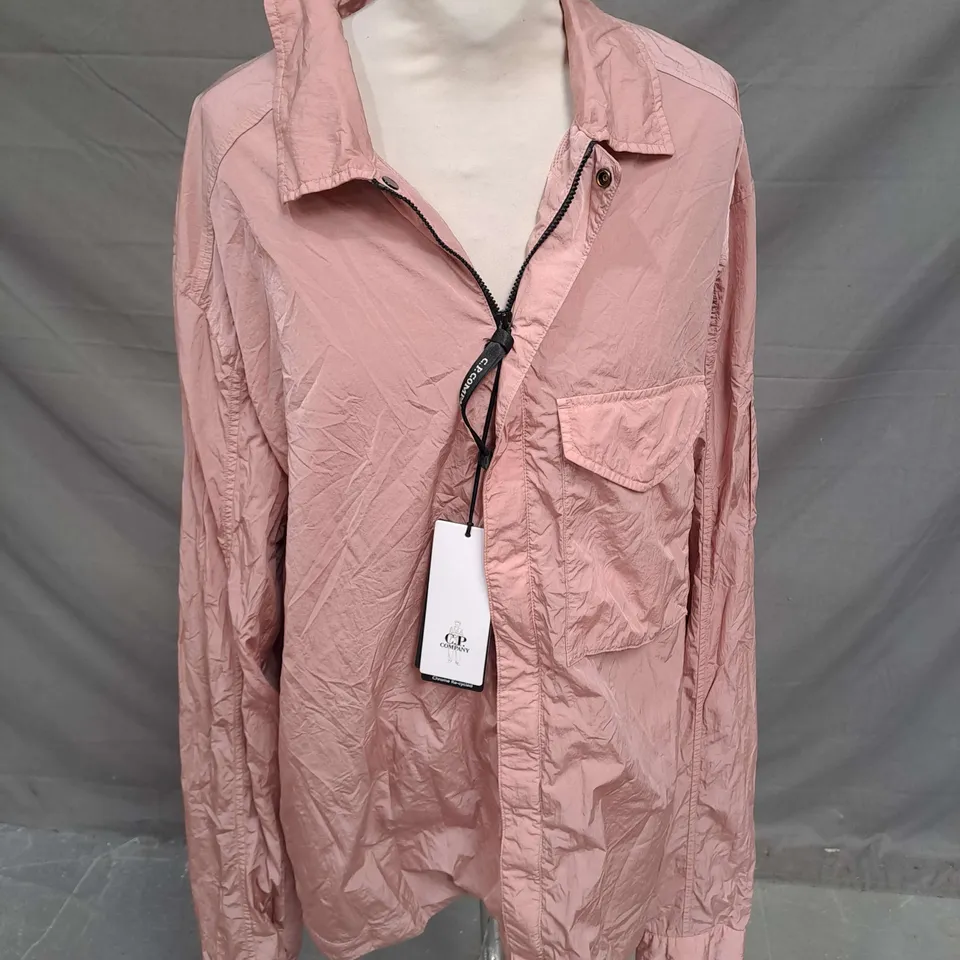 CP COMPANY OVERSHIRT IN ROSE CHROME SIZE XXL