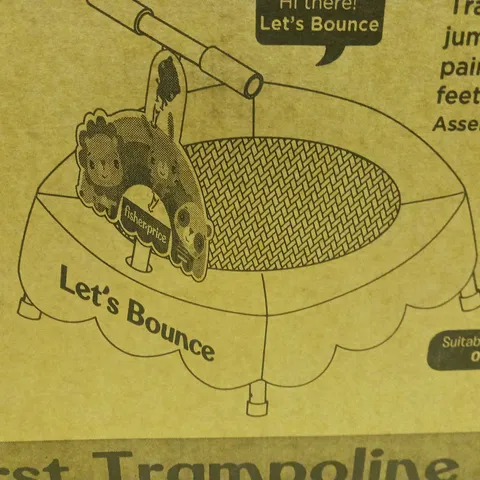 FISHER PRICE TODDLER TRAMPOLINE