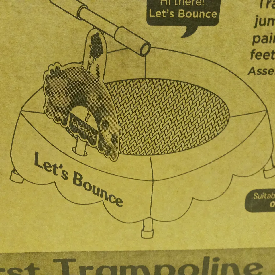 FISHER PRICE TODDLER TRAMPOLINE RRP £39.99