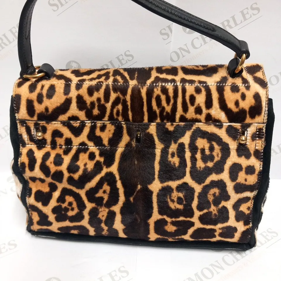 YVES SAINT LAURENT BORSA MUSE TWO BIG LEOPARD HANDBAG