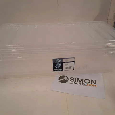 LOT OF 3 THUMBS UP PREMIER STORAGE 42L UNDERBED STORAGE BOXES WITH LIDS