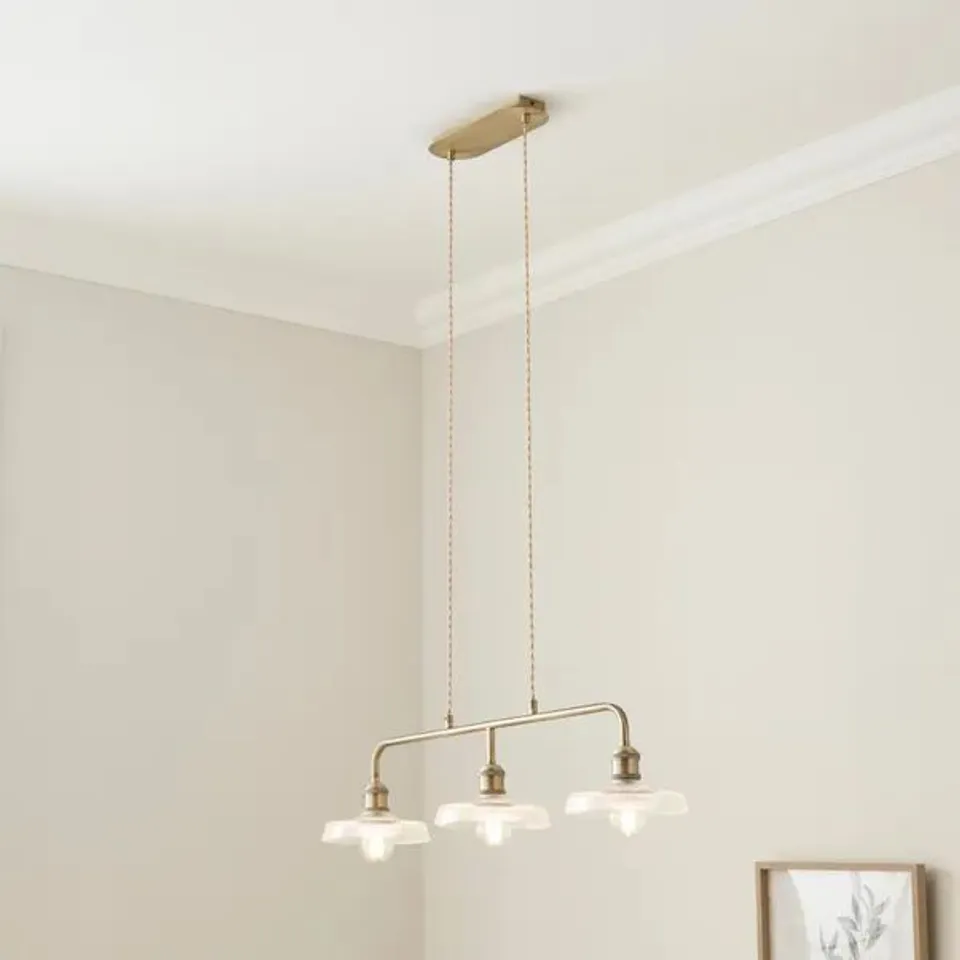 BOXED CHURCHGATE SHILTON 3 LIGHT DINER CEILING LIGHT