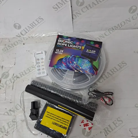 BOXED BELL & HOWELL DUAL POWER BIONIC ROPE LIGHTS - LED COLOUR CHANGING