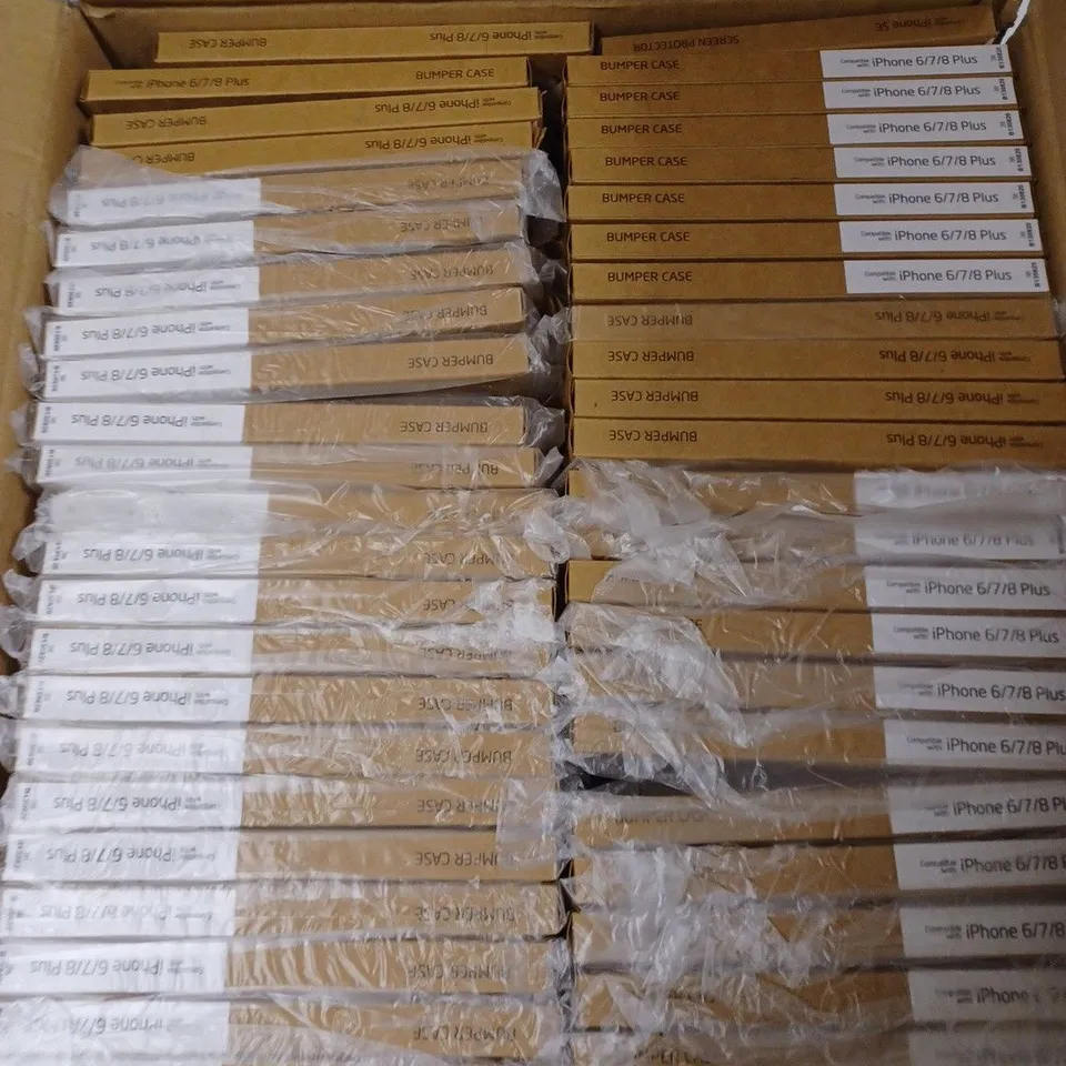 APPROXIMATELY 50 GROOV-E IPHONE 6/7/8 PLUS PROTECTIVE BUMPER CASES 