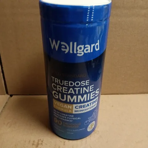 WELLGARD TRUE DOSE CREATINE GUMMIES MIXED BERRY FLAVOUR – VEGAN FORMULA CREATINE MONOHYDRATE 3000MG, 90 GUMMIES