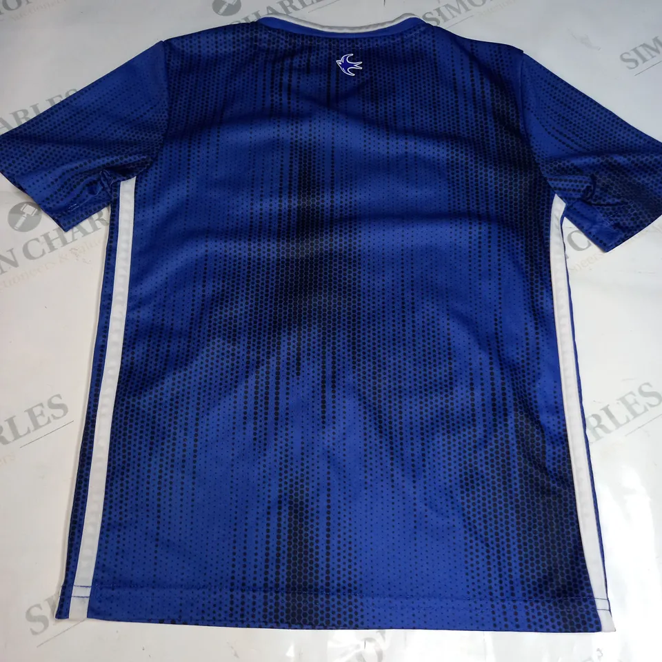 CARDIFF CITY FC HOME SHIRT SIZE 5-6 YEARS