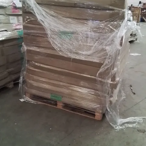 PALLET OF DESIGNER INCOMPLETE BED PARTS AND PIECES