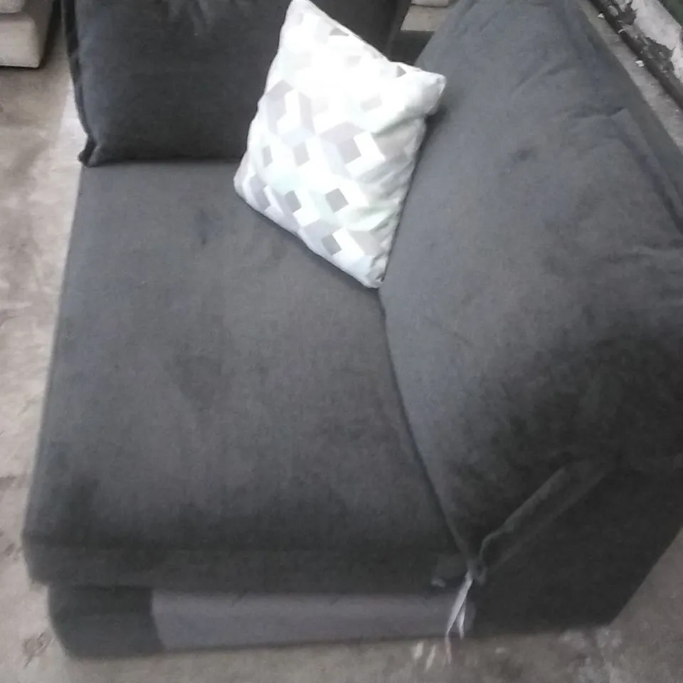 QUALITY BRITISH MADE THE LOUNGE COMPANY COLETTE-FOAM DRAGON EYE FABRIC SOFA SECTION 