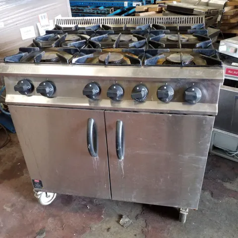 MOORWOOD VULCAN 6 BURNER GAS COOKER OVEN