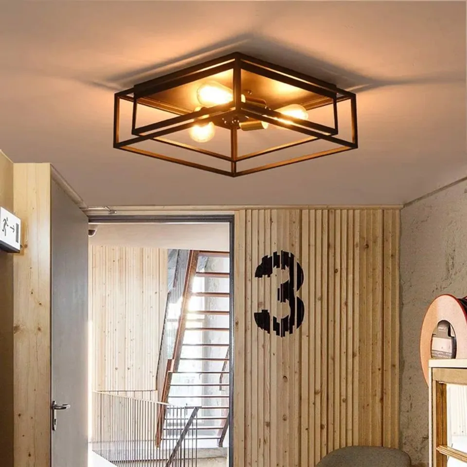 BOXED JESSIE 3-LIGHT 39CM FLUSH MOUNT (1 BOX)