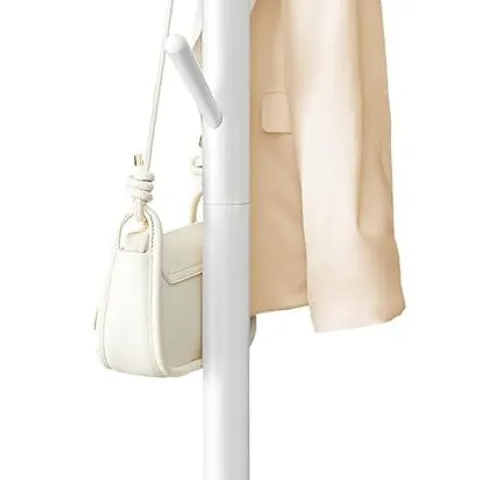 BOXED SONGMICS HANGING WARDROBE ORGANISER, 6-TIER FABRIC STORAGE SHELF - WHITE 