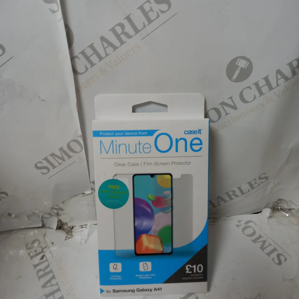 BOX OF SAMSUNG GALAXY A41 CLEAR PHONE CASES 