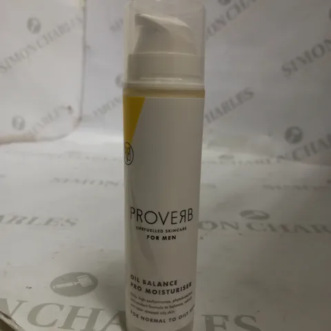 PROVERB LIFE FUELLED SKINCARE FOR MEN OIL BALANCE PRO MOISTURISER