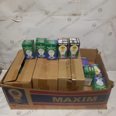 LOT TO CONTAIN 70 ASSORTED LIGHT BULBS, SPECIFICATIONS AND BRANDS MAY VARY