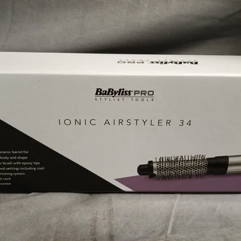 BOXED BABYLISS PRO IONIC AIRSTYLER 34 