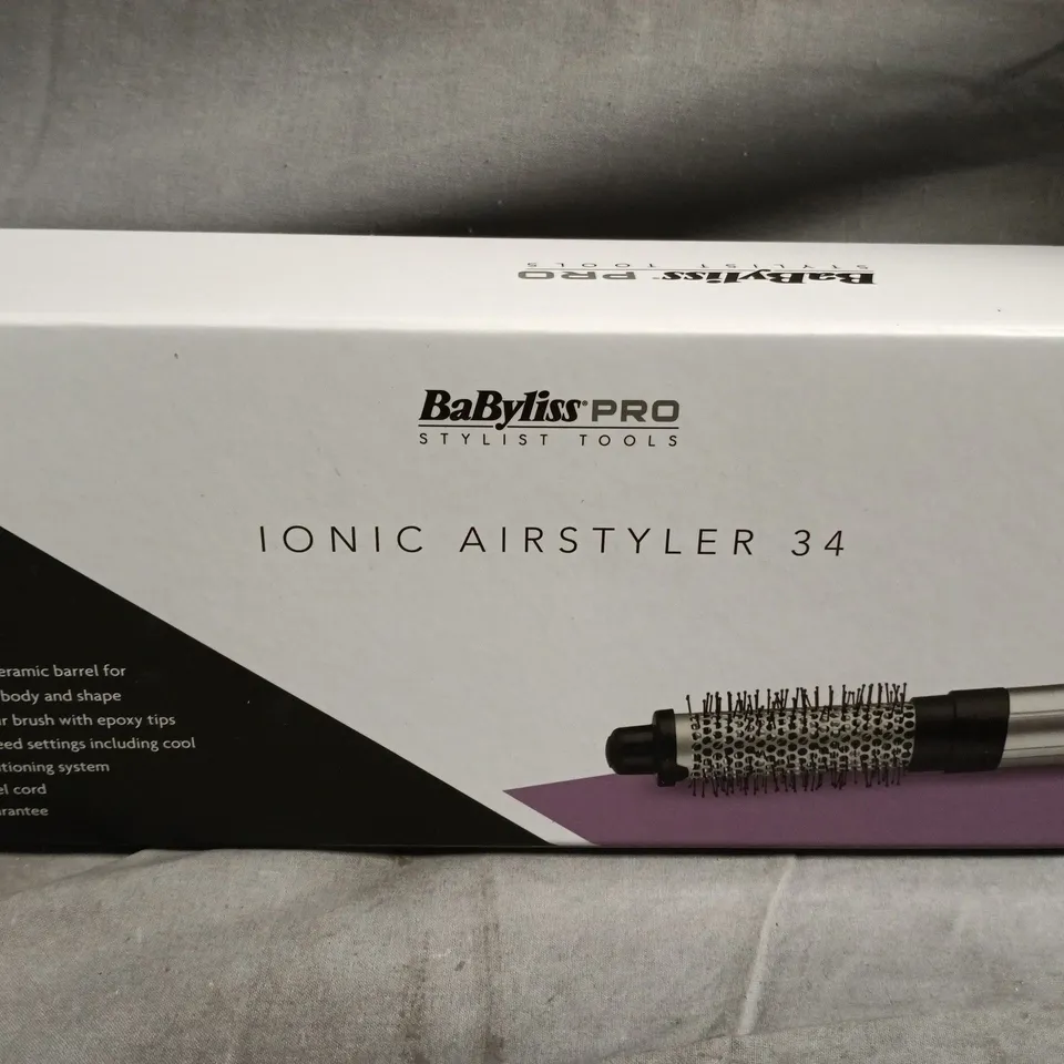 BOXED BABYLISS PRO IONIC AIRSTYLER 34 