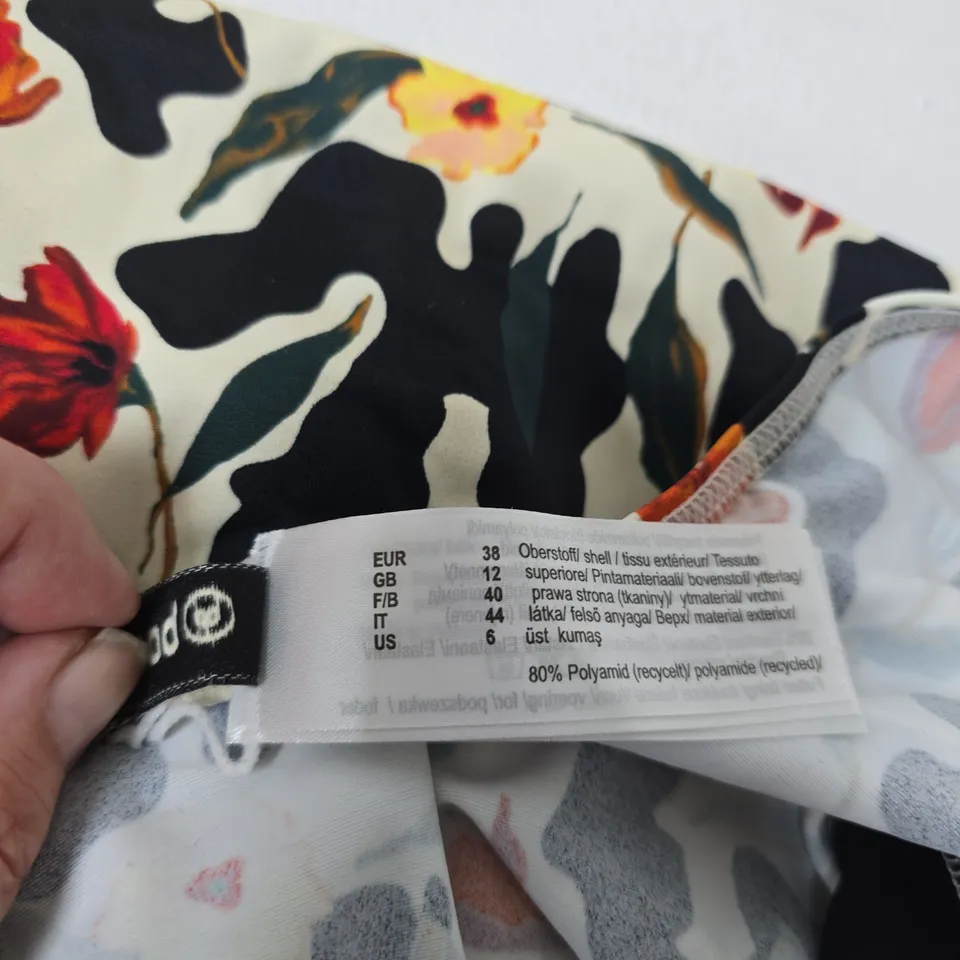 BONPRIX ONE PIECE SWIMSUIT MULTI COLOURED SIZE 12