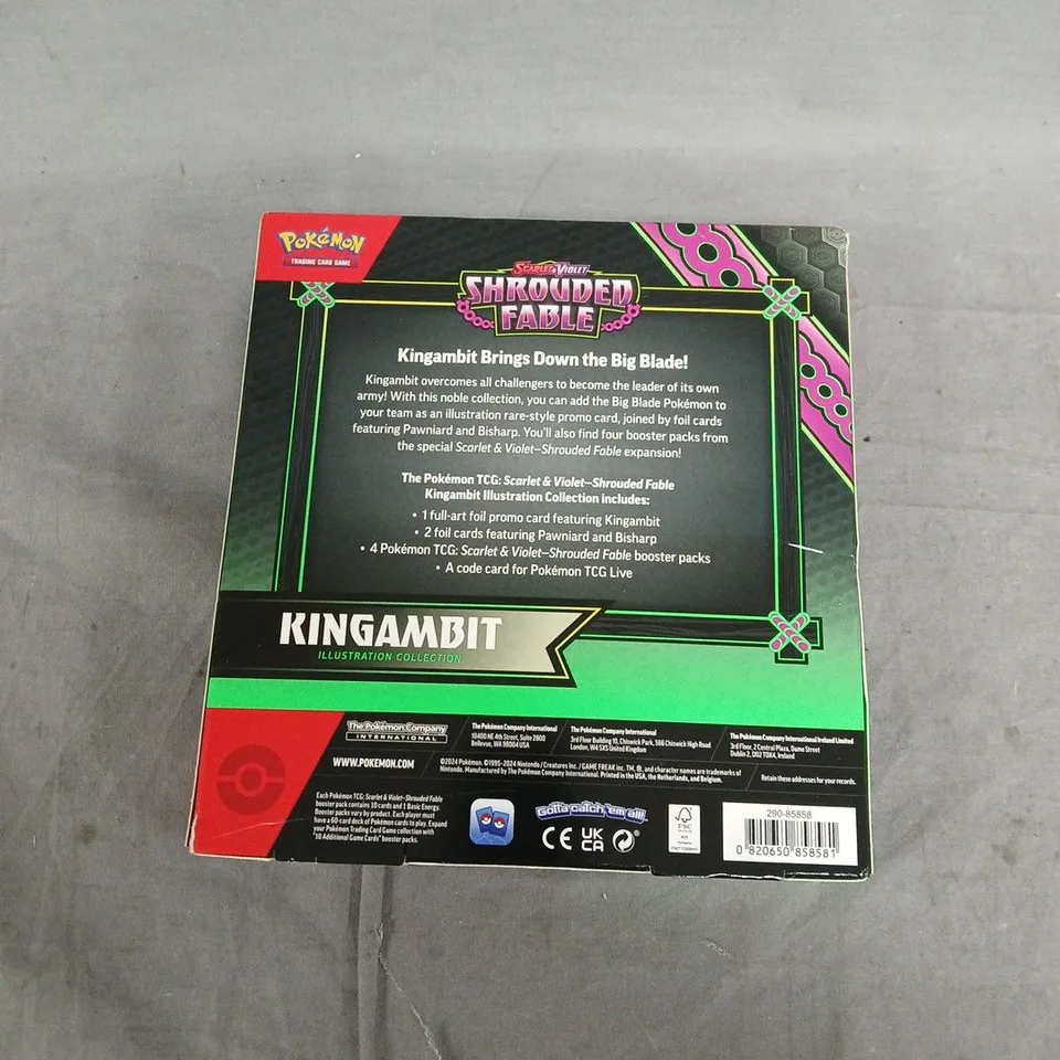 POKÉMON TCG KINGAMBIT ILLUSTRATION COLLECTION – SHROUDED FABLE PROMO BOX (BOXED)