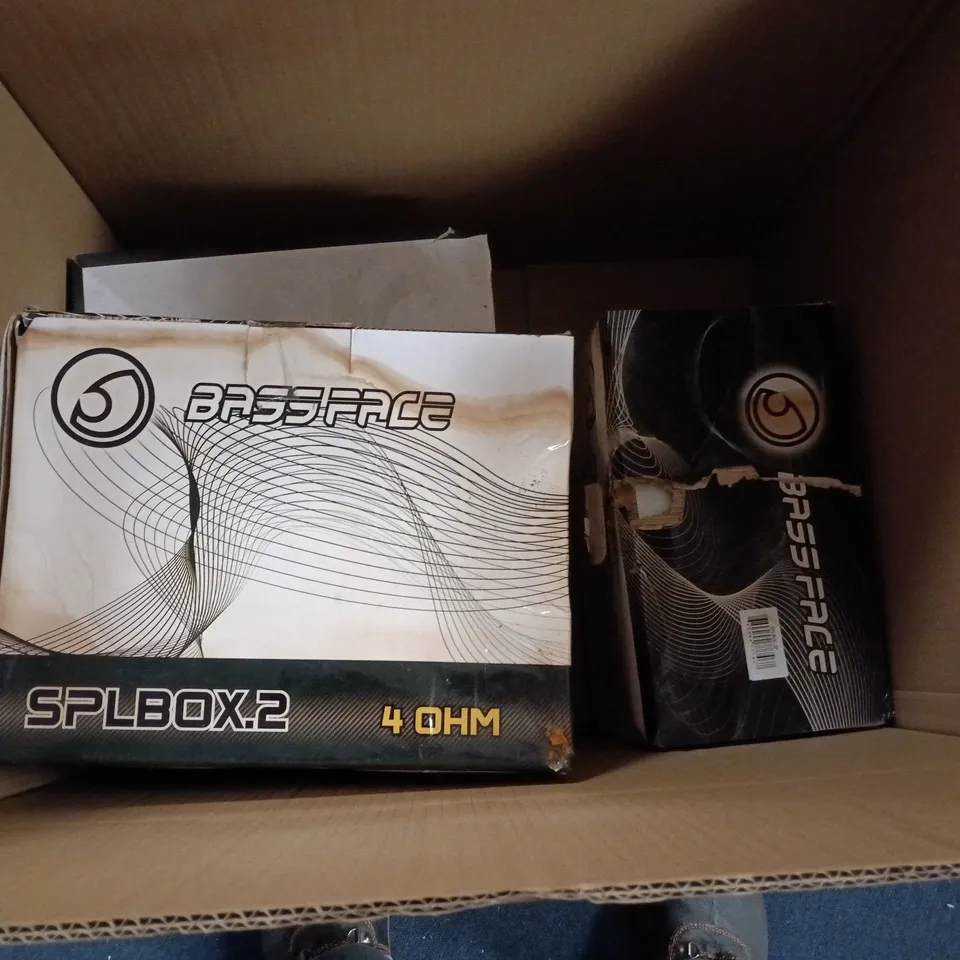 BOX OF 4 x BASS FACE SPLBOX.2 MARINE BOX SPEAKER SYSTEM 3 WAY WEATHERPOOF