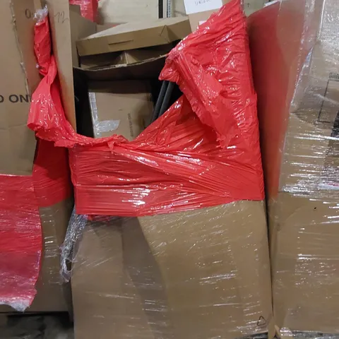 PALLET TO CONTAIN ASSORTED HOUSEHOLD ITEMS AND CONSUMER PRODUCTS. INCLUDING FOLDING CHAIR, BOXED FURNITURE ETC