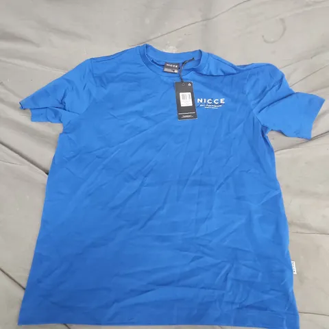 NICCE WORLD ESSENTIALS T-SHIRT IN BLUE - MEDIUM