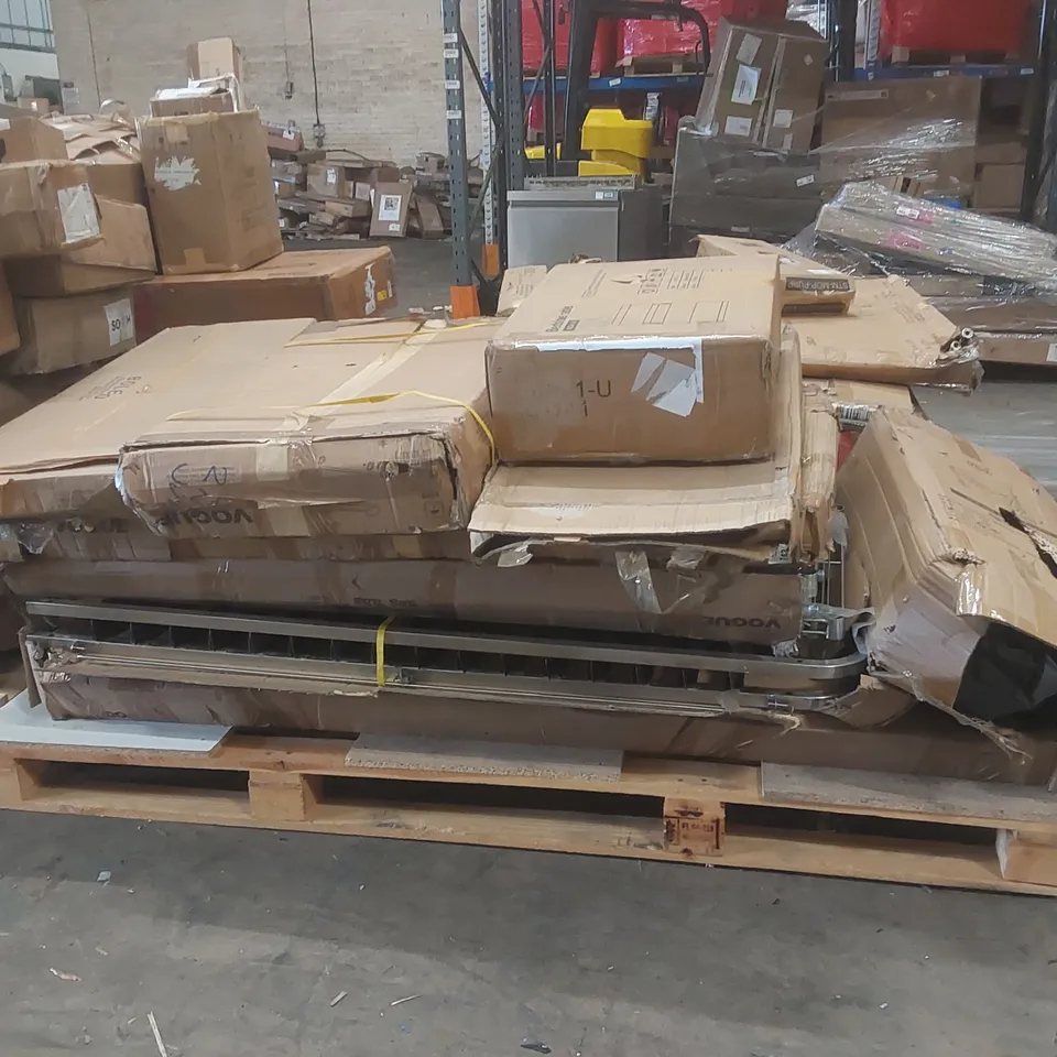 PALLET CONTAINING A LARGE QUANTITY OF ASSORTED FURNITURE PARTS ECT