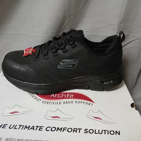 SKECHERS ARCH FIT WOMEN'S SHOES – BLACK, UK 6 (US 9, EU 39)