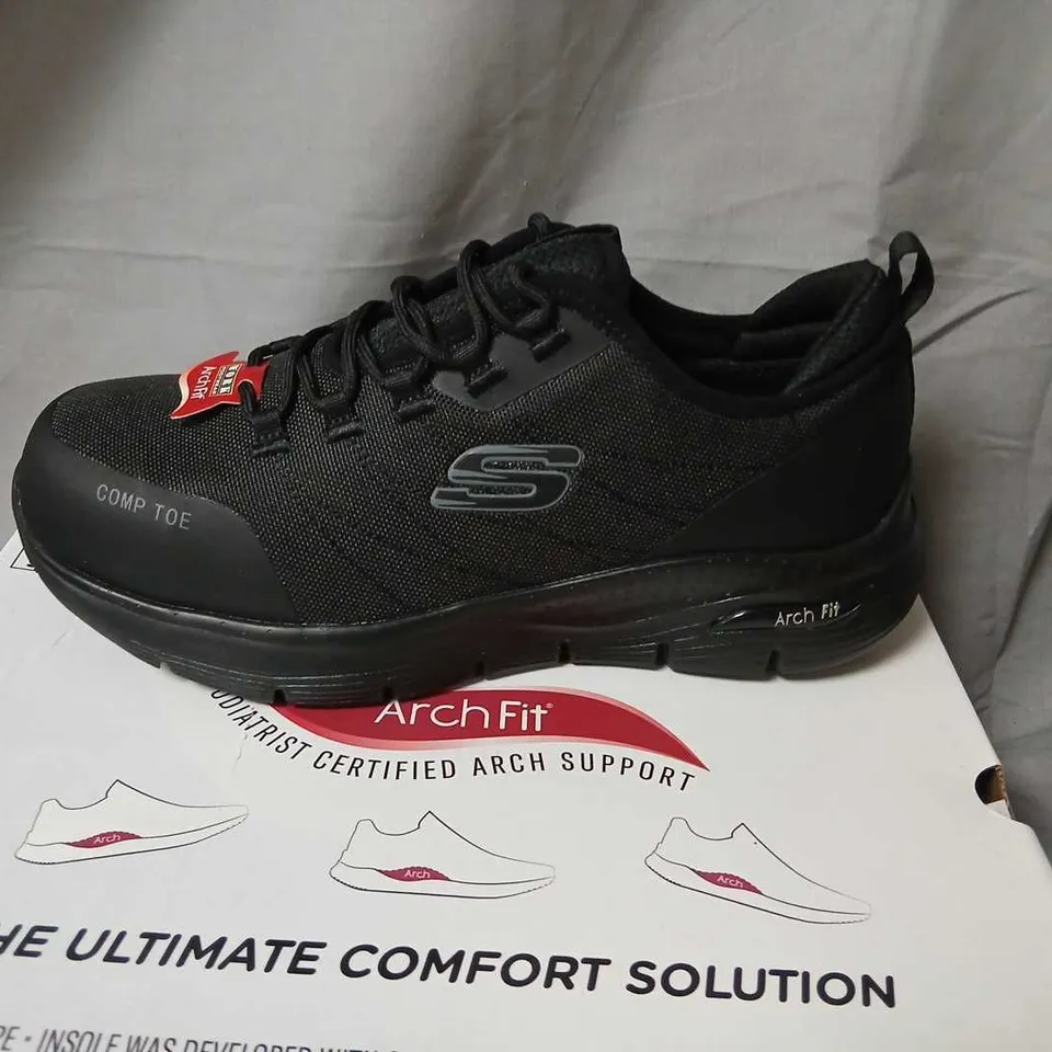 SKECHERS ARCH FIT WOMEN'S SHOES – BLACK, UK 6 (US 9, EU 39)