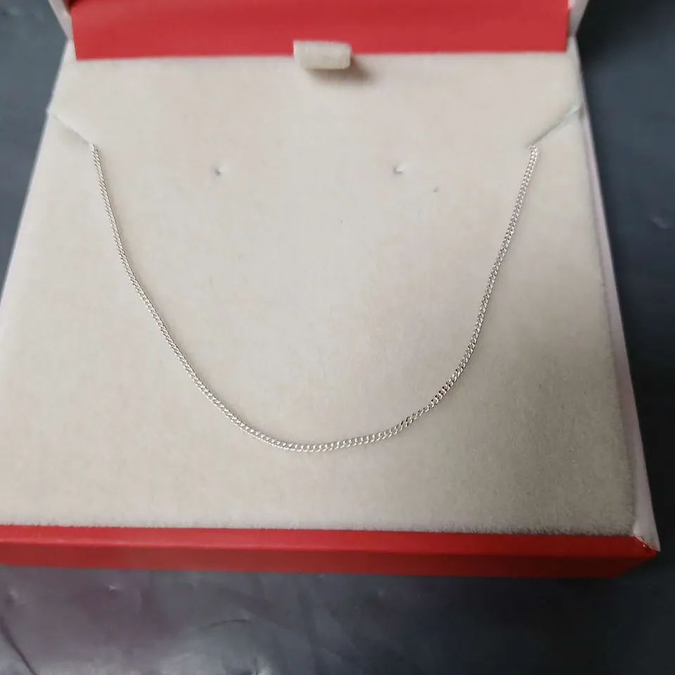 H.SAMUEL 18" STERLING SILVER DAINTY NECKLACE