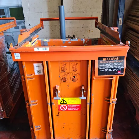 ORWAK 5010 CARDBOARD BALER