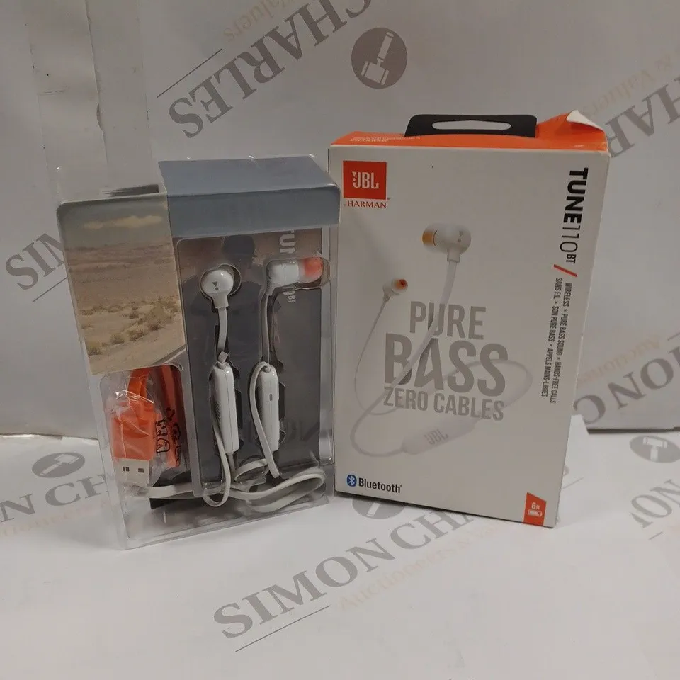 BOXED JBL TUNE110 PURE BASS WIRELESS EARPHONES