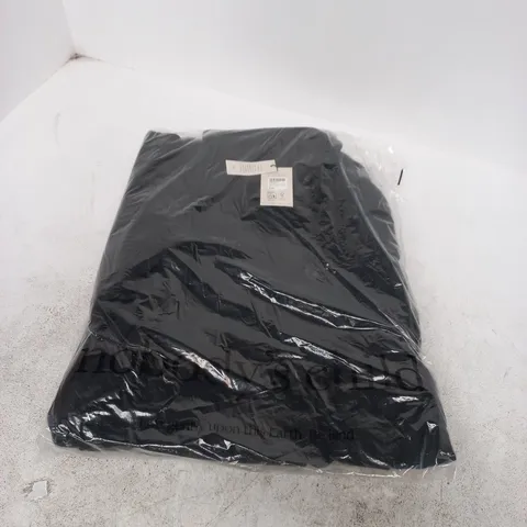 NOBODY'S CHILD WINDLE LONGLINE FUNNEL NECK COAT – UK XS (PETITE) - BLACK