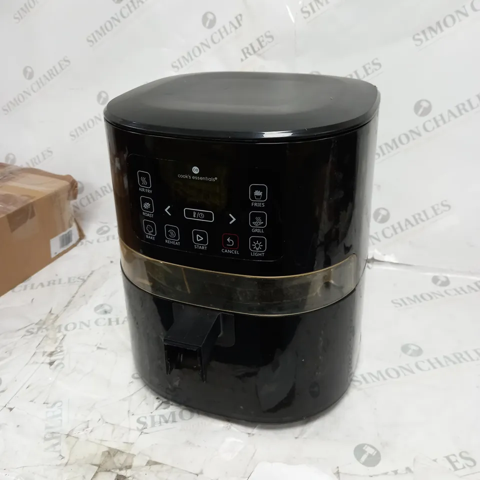 BOXED COOK'S ESSENTIALS 4L AIR FRYER - BLACK