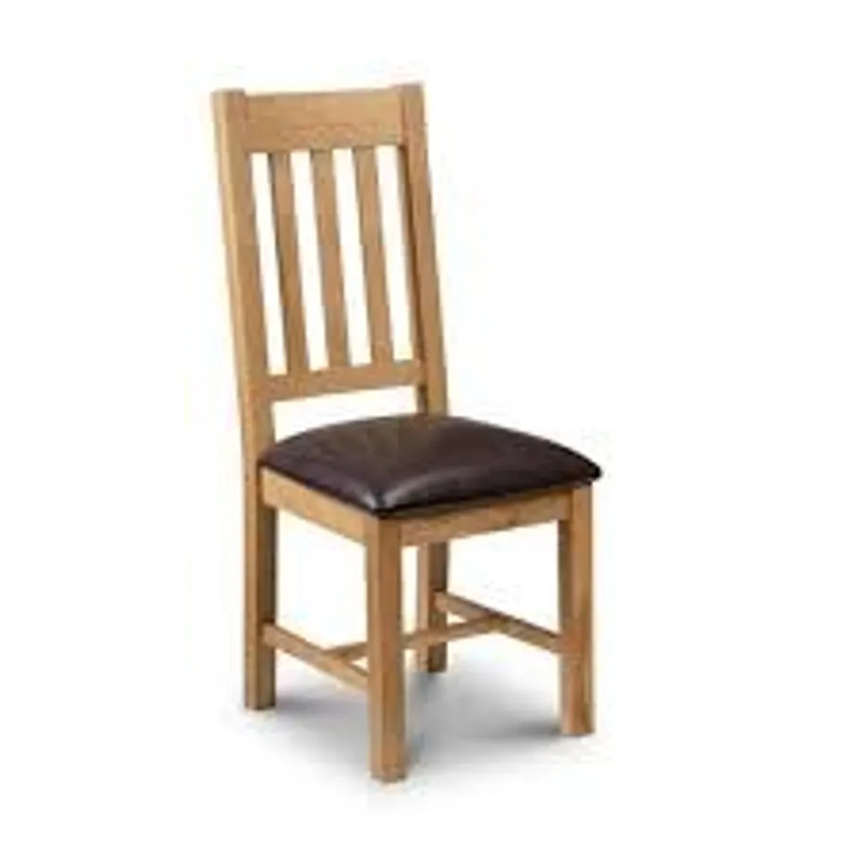 BOXED JULIAN BOWEN ASTORIA DINING CHAIR - WAXED OAK (1 BOX)