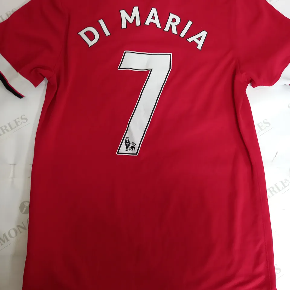 NIKE MANCHESTER UNITED 2014/15 '7 DI MARIA' HOME SHIRT - SMALL