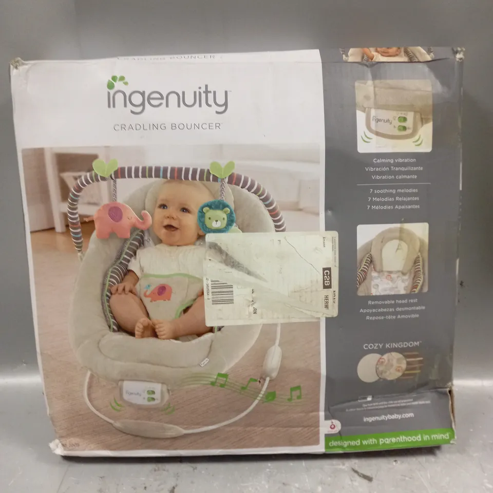 BOXED INGENUITY CRADLING BOUNCER 