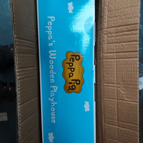 BOXED PEPPA PIG WOODEN PLAYHOUSE 