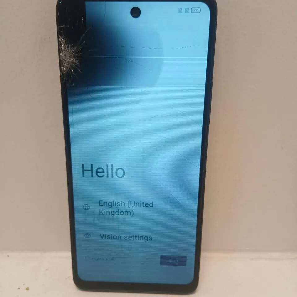TCL TB13K SMARTPHONE – BLACK, 2-CAMERA BACK, FRONT CRACKED SCREEN