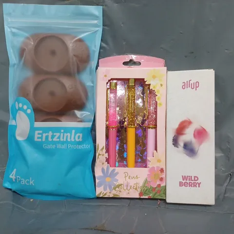 APPROXIMATELY 15 ASSORTED HOUSEHOLD ITEMS TO INCLUDE AIR UP PODS, GLITTER PENS, ETC