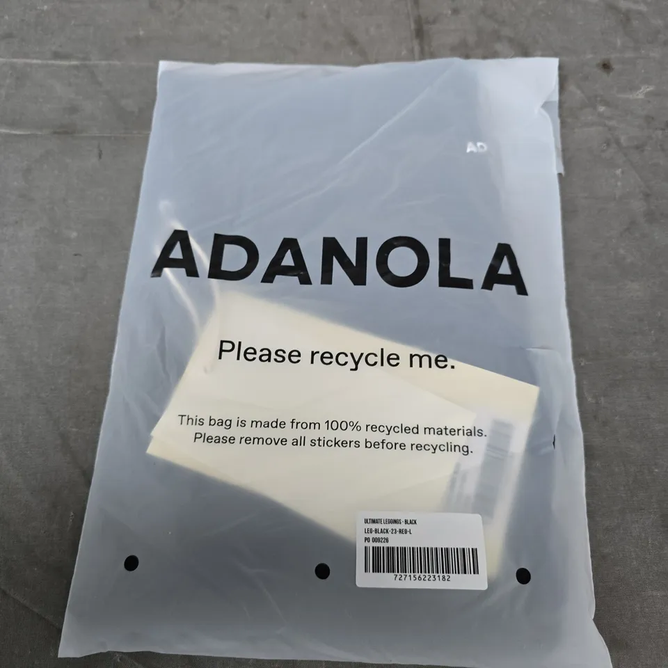 ADANOLA ULTIMATE LEGGINGS – BLACK, SIZE L (REG-L)