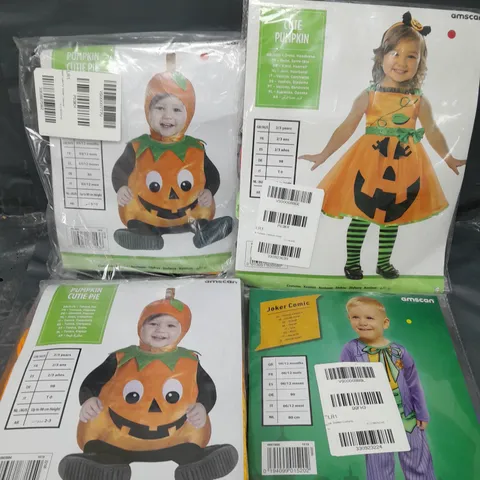 APPROXIMATELY 10 ASSORTED TODDLERS HALLOWEEN COSTUMES IN VARIOUS SIZES 